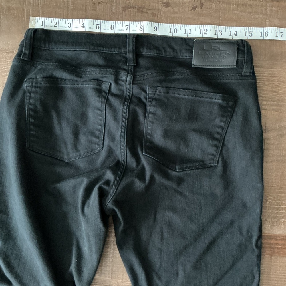 Lauren Ralph Lauren Black Flare Women's Jeans - Picture 6 of 8